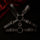 Midnight Leather Body Harness — Adjustable
