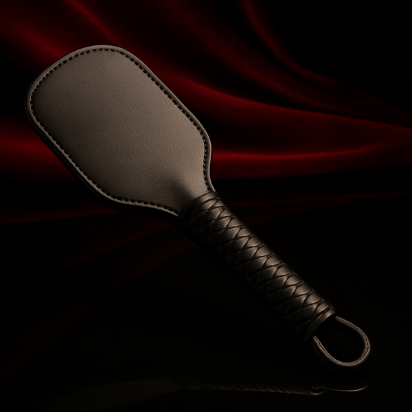 Noir Leather Paddle — Dark Fantasy