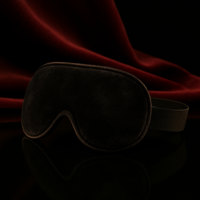 Velvet Noir Blindfold — Dark Fantasy